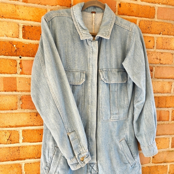 Free People Pants - Free People Shape Shifter Denim Romper (S)